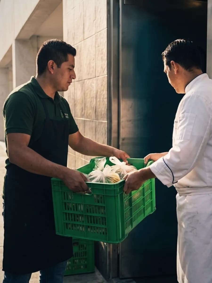 Bolsa de mandado recién entregada